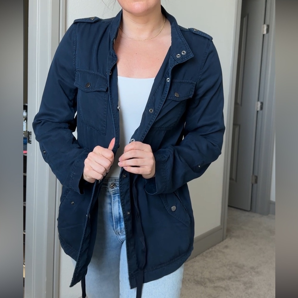 LOFT Navy Jacket